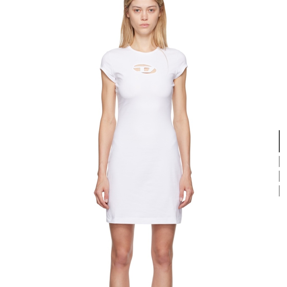 Diesel White Mini Dress
